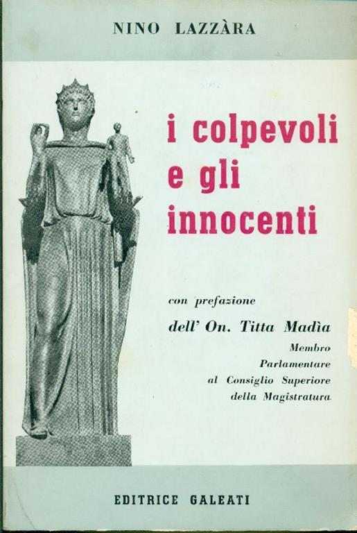 I colpevoli e gli innocenti - Nino Lazzara - copertina