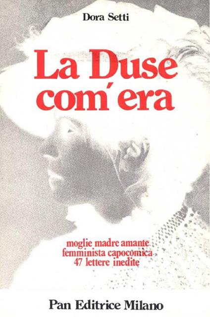 La Duse com'era - Dora Setti - copertina