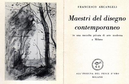 Maestri del disegno contemporaneo - Francesco Arcangeli - copertina