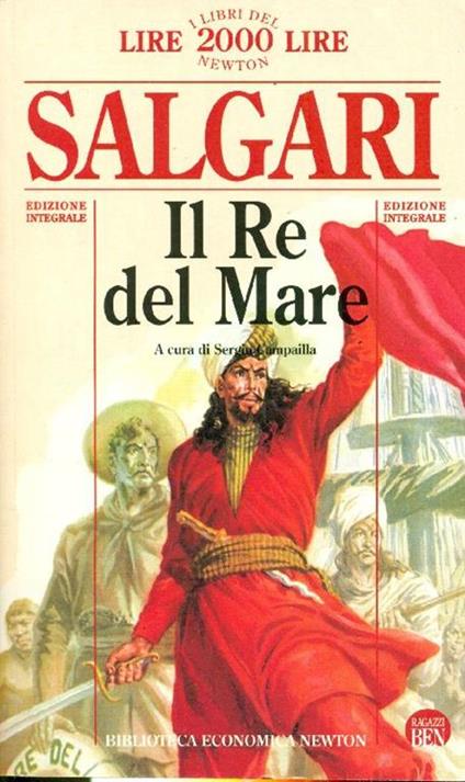 Il re del mare - Emilio Salgari - copertina