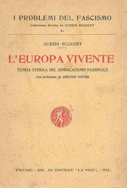L' Europa vivente - Curzio Malaparte - copertina
