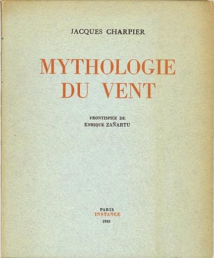 Mythologie du vent - Jacques Charpier - copertina