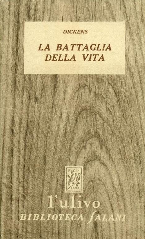 La battaglia della vita - Charles Dickens - copertina