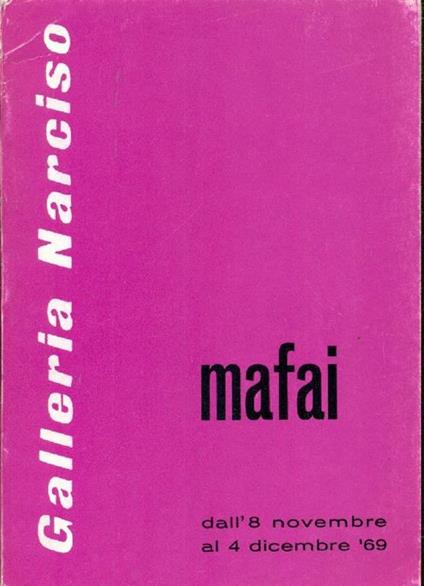 Mafai - Mario Mafai - copertina