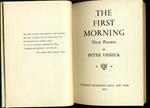 The first morning. New Poems
