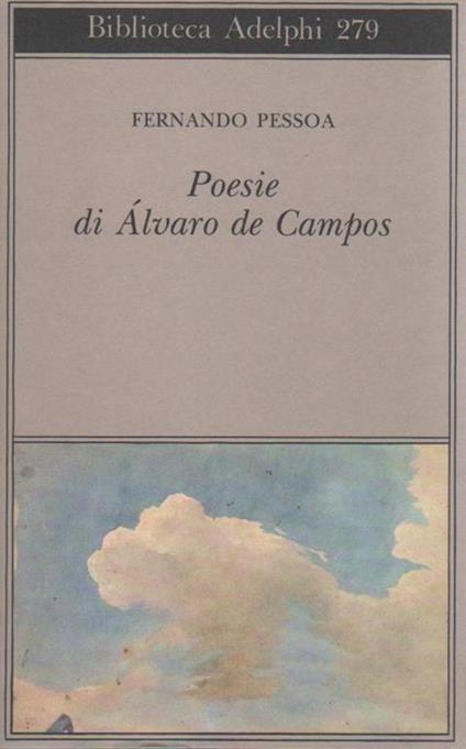 Poesie di Alvaro de Campos - Fernando Pessoa - copertina