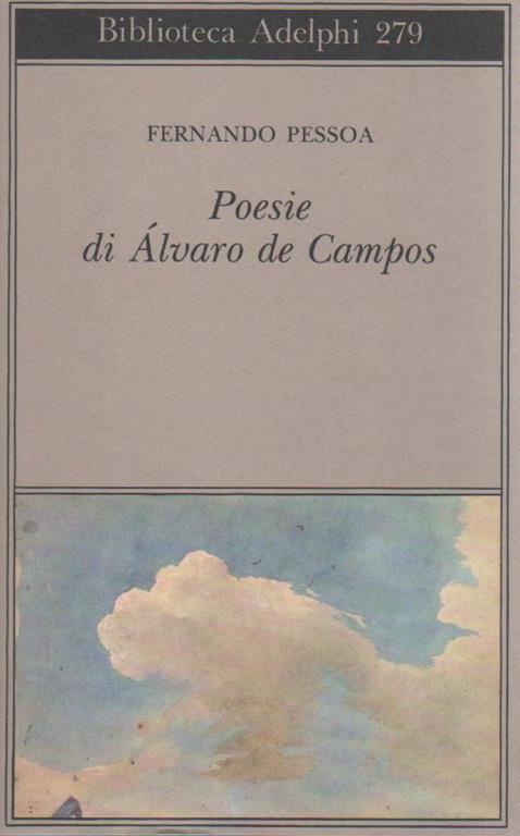 Poesie di Alvaro de Campos - Fernando Pessoa - copertina