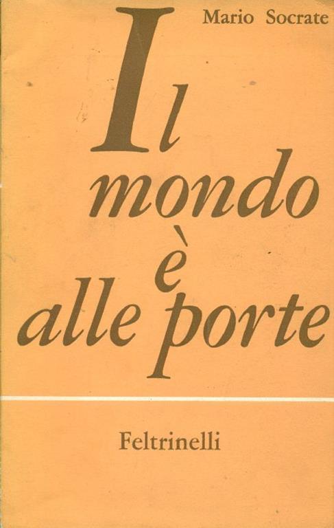 Il mondo è alle porte - Mario Socrate - copertina