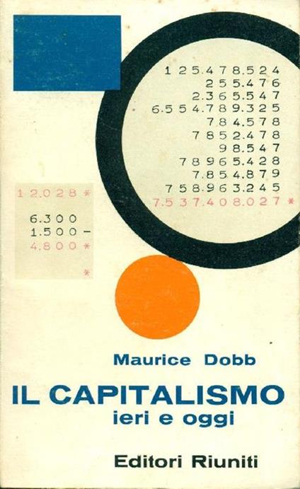 Il capitalismo ieri e oggi - Maurice Dobb - copertina