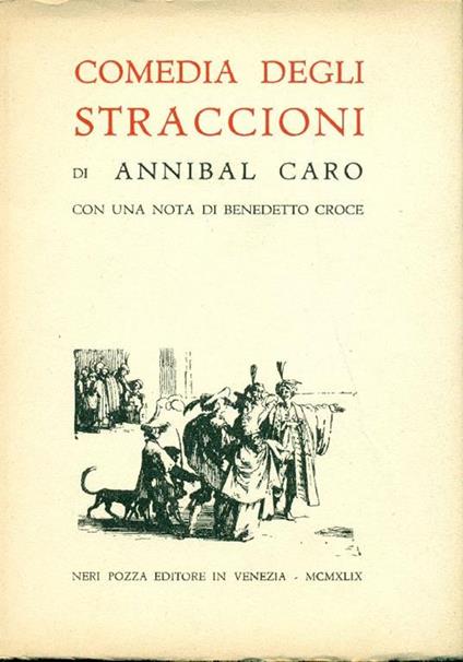 Comedia degli straccioni - Annibal Caro - copertina