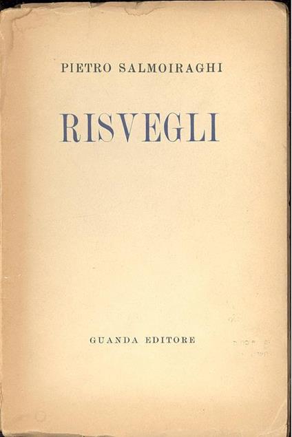 Risvegli. Poesie - Pietro Salmoiraghi - copertina