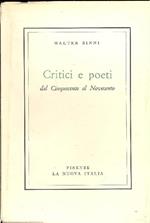 Critici e poeti dal Cinquecento al Novecento