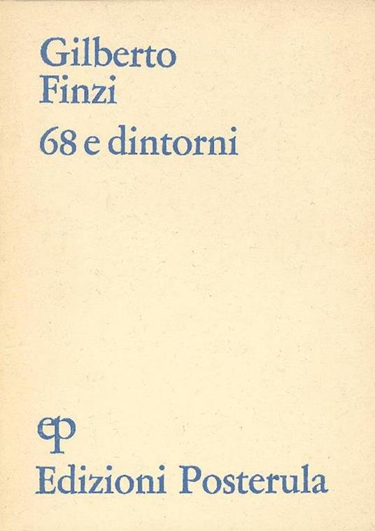 68 e dintorni - Gilberto Finzi - copertina