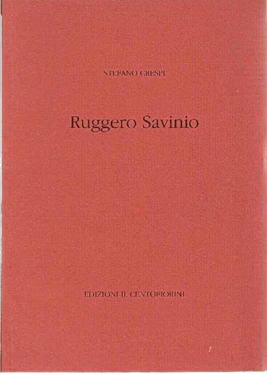 Ruggero Savinio - Stefano Crespi - copertina