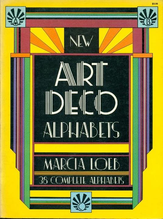 New art deco aphabets - Marcia Loeb - copertina