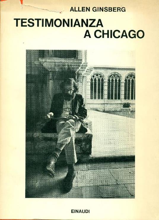 Testimonianza a Chicago - Allen Ginsberg - copertina