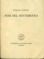 Fine del sentimento