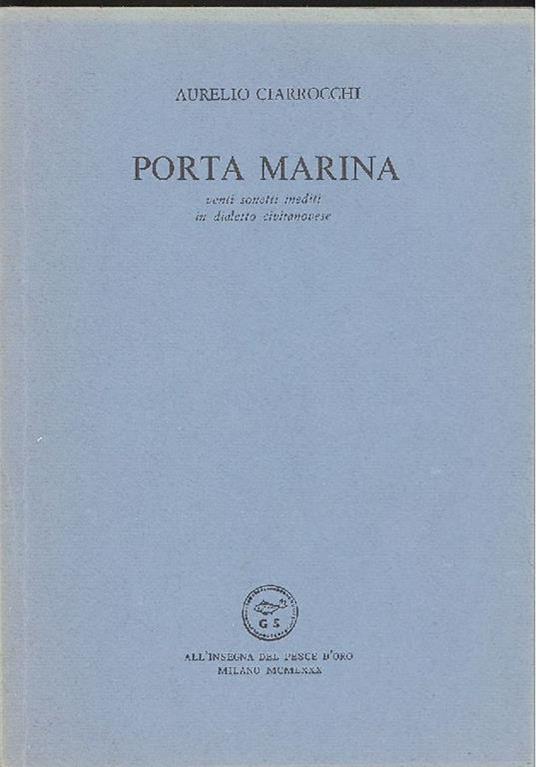 Porta marina - Aurelio Ciarrocchi - copertina