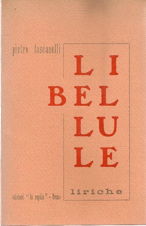 Libellule - Pietro Toscanelli - copertina