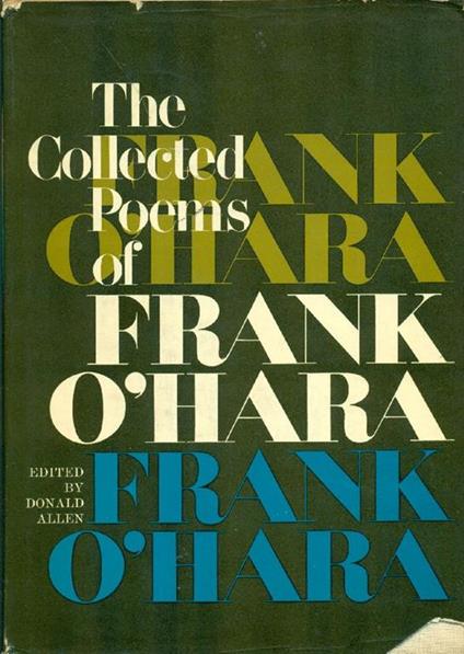 The collected poems - Frank òHara - copertina