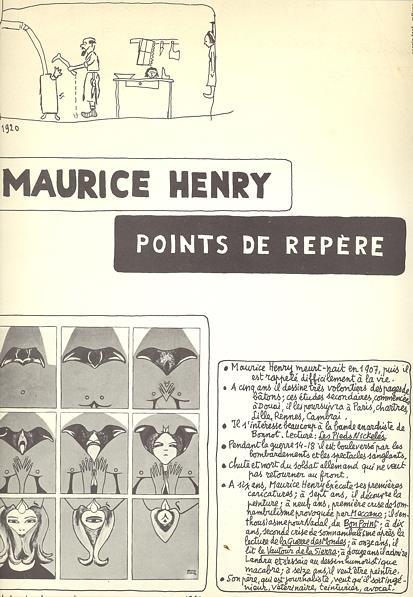 Points de repère - Maurice Henry - copertina