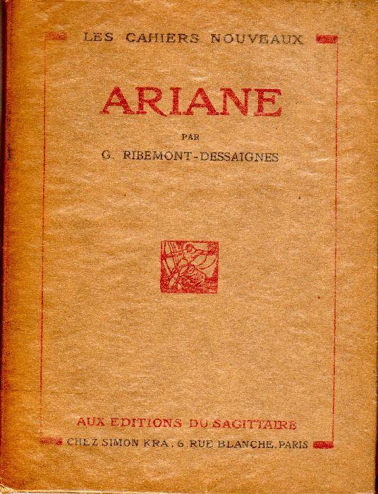 Ariane - George Ribemont-Dessaignes - copertina