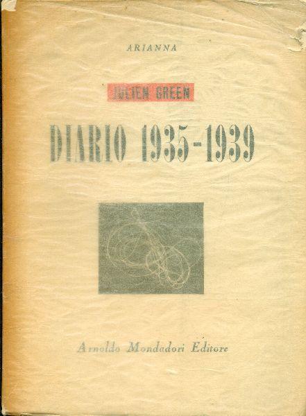 Diario 1935-1939 - Julien Green - copertina