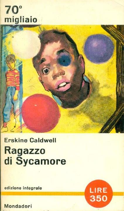 Ragazzo di Sycamore - Erskine Caldwell - copertina