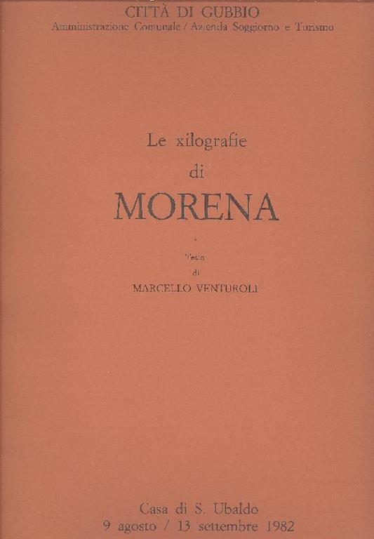 Le xilografie di Morena - Marcello Venturoli - copertina