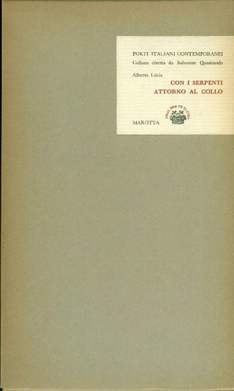 Con i serpenti attorno al collo - Alberto Lucia - copertina