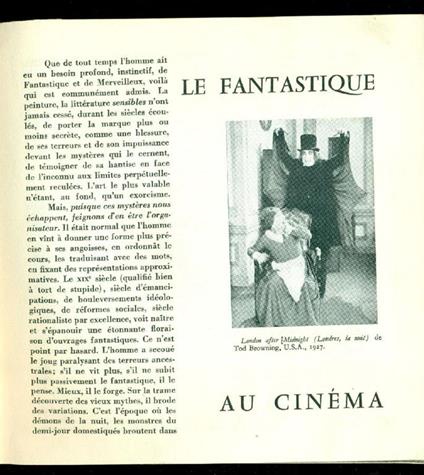 Le fantastique au cinéma - Michel Laclos - copertina