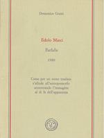 Edolo Masci. Farfalle 1980