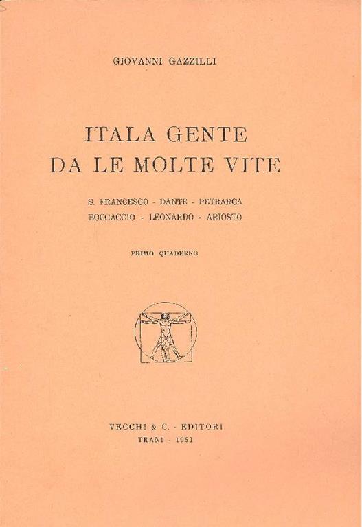 Itala gente da le molte vite - Giovanni Gazzilli - copertina