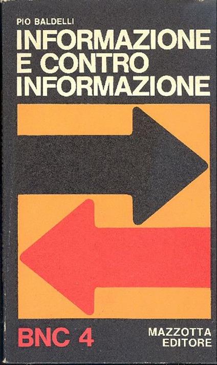 Informazione e contro informazione - Pio Baldelli - copertina