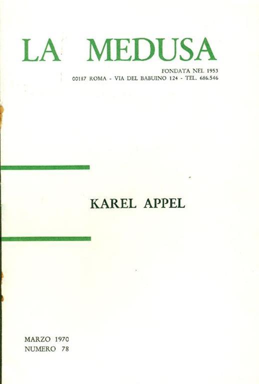 Appel - Karel Appel - copertina