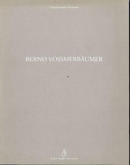 Bernd Vossmerbaumer - Giandomenico Semeraro - copertina