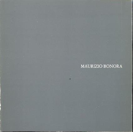 Maurizio Bonora - Maurizio Bonora - copertina