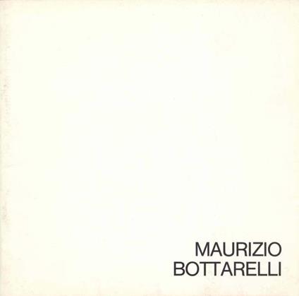 Maurizio Bottarelli - Maurizio Bottarelli - copertina
