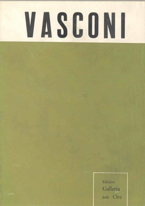 Vasconi - Franco Vasconi - copertina