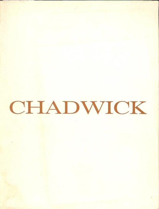 Chadwick. Galleria Blu 1968 - Lynn Chadwick - copertina