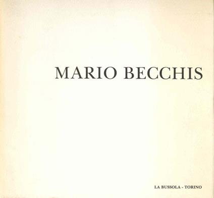 Mario Becchis - Mario Becchis - copertina