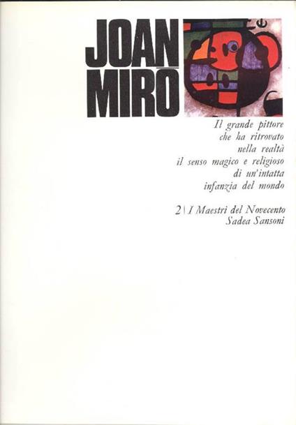 Joan Mirò - Mario Bucci - copertina