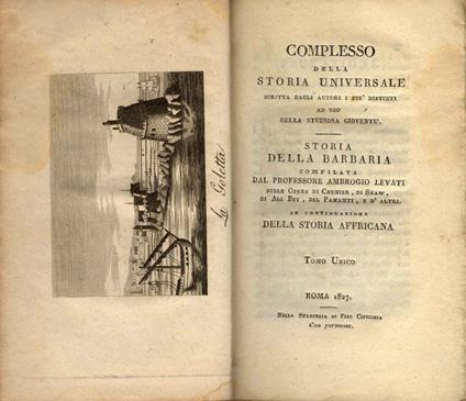 Complesso della storia universale scritta dagli autori i più distinti ad uso della studiosa gioventù - Ambrogio Levati - copertina