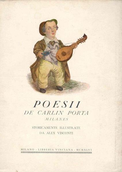 Poesii de Carlin Porta Milanes - Carlo Porta - copertina