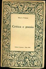 Critica e poesia. Saggi e discorsi di teoria letteraria