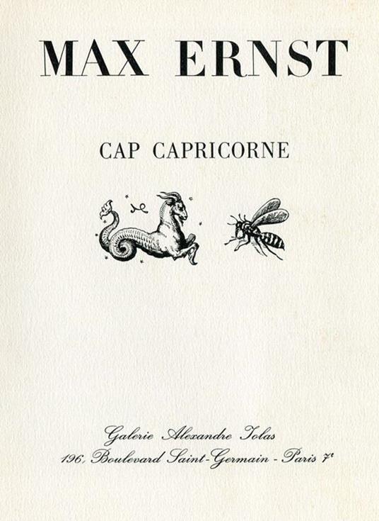 Max Ernst. Cap Capricorne - Max Ernst - copertina