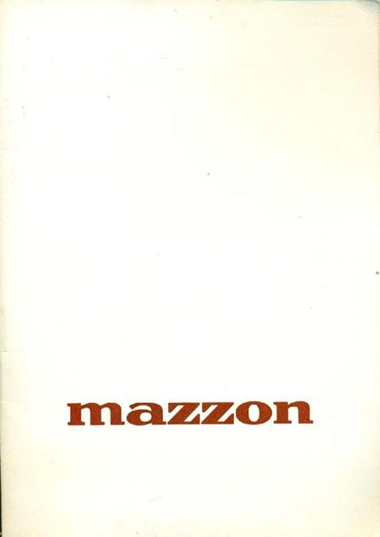 Galliano Mazzon - Galliano Mazzon - copertina