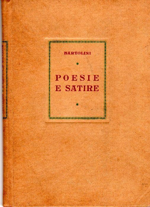 Poesie e satire - Luigi Bartolini - copertina