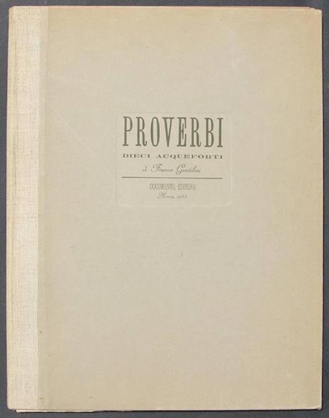 Proverbi - Franco Gentilini - 2
