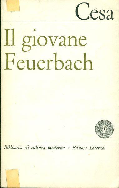 Il giovane Feuerbach - Claudio Cesa - copertina
